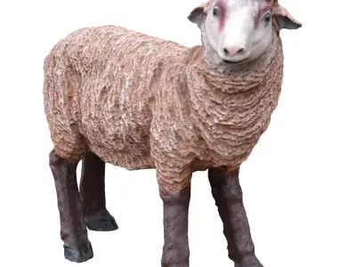 Garden figure Sheep 3D model