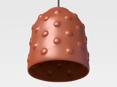 Touch Pendant Lamp Polka Dot 3D model