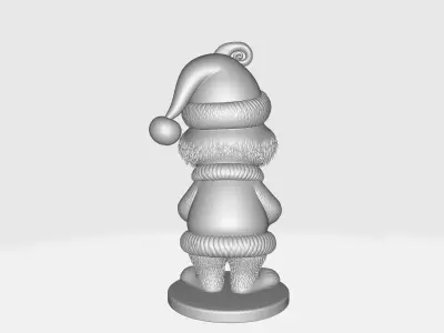 The Grumpy Christmas Thief Figurine Holiday Decoration 3D print model