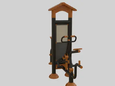 Playground Sport Equipment - 06 3D model