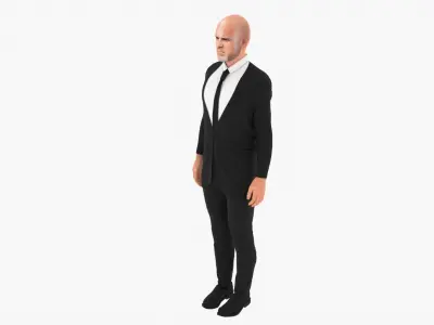 Bill Goldberg Low-poly 3D model