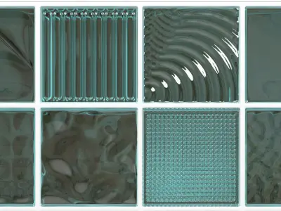 Glass blocks 1 3D model