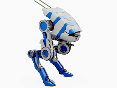DINO ROBOT Rigged for Unreal Engine - Unity - MIXAMO  3D model
