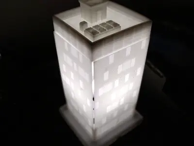 Desk lamp - Citylife style 3D print model