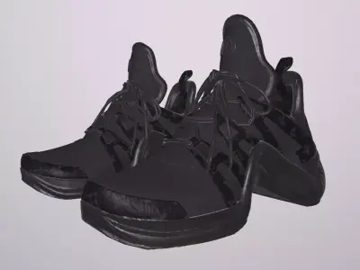 LOUIS VUITTON ARCLIGHT SHOES PBR Low-poly 3D model