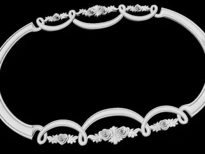 carved mirror 3D model order