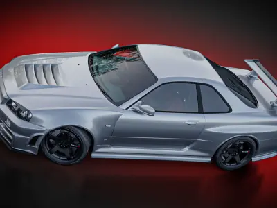 Nissan Skyline GTR R34 Nismo Z-Tune  3D model