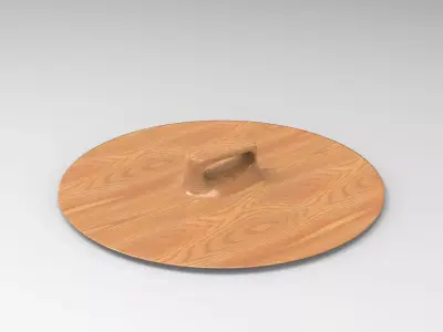 Pku Serving Board Low-poly 3D model