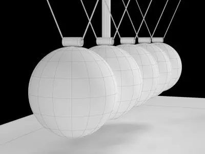 Newtons Cradle 3D model