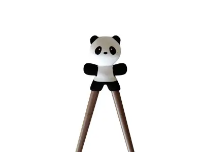 Kids Chopsticks 3D model