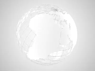 Globe News Skalton Pale Yellow 3D model