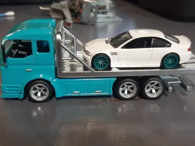 1 64 Art By Scale Team Transporter Hotwheels size 3D print model