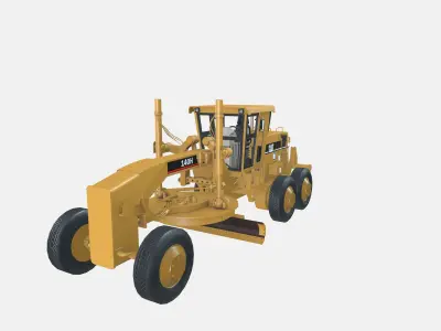 Grader Vehicle 3D model