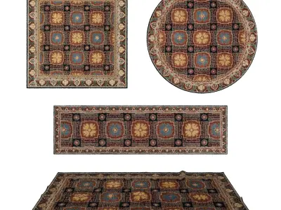Rugs No 879 Low-poly 3D model