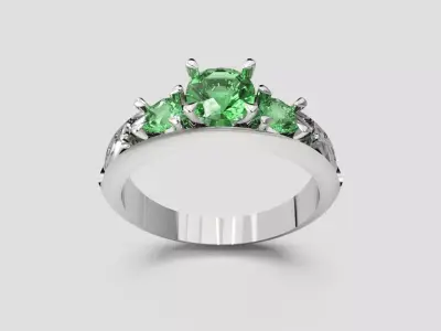 rings 3D print model shop