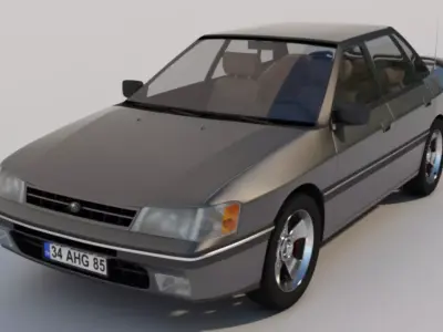 Subaru Legacy 1991 3D model