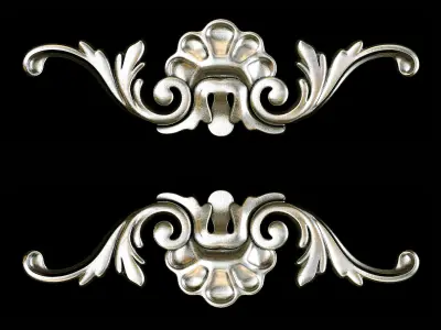 Classic carved 043 3D model