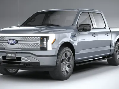 F-150 Lightning Flash 2024 3D model