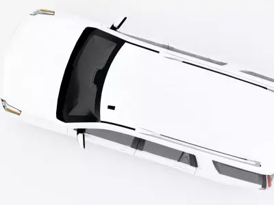 Cadillac Escalade ESV 2015 Low-poly 3D model
