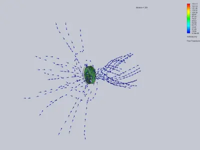 Bionic propeller for Submarines Yachts and Ships 3D print model