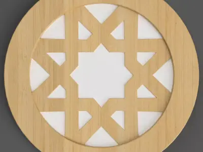 geometric coaster - table top - keychain- wall art 3D stl 2 3D print model