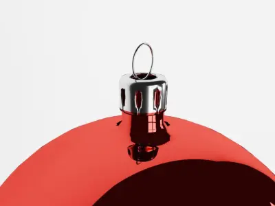 Vintage Christmas Tree Ball 3D model