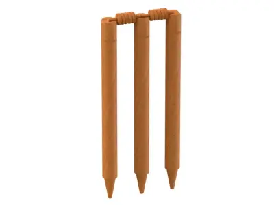 Cricket Wicket 3D model