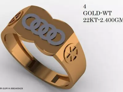 Turkish Plane Rings-96 Check Description 3D print model