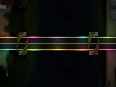 High Detail 3D Model Architecture of Steel Box Girder Bridge 3D model