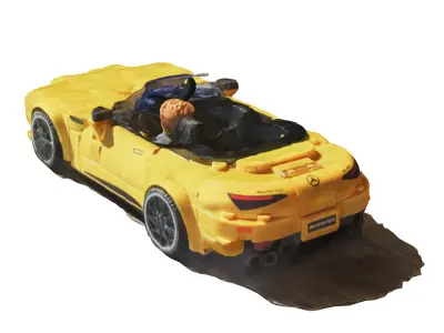 Mercedes SL LEGO 3D model