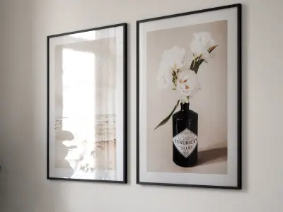 Poster set - Gin and Beach  3D model