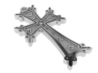 Cross Pendant 1823 3D print model