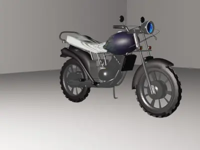 Motorcycle 3D model 3D model