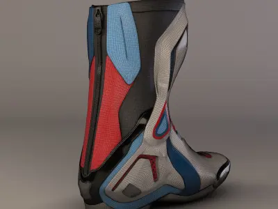 Racing Boots 3D model
