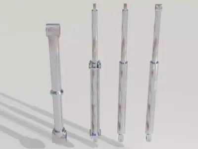 Hydraulic Cylinders 3D model