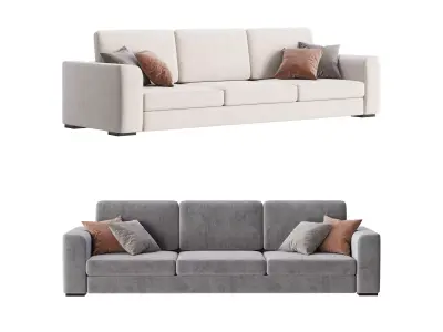 Grey Sofa 3D model