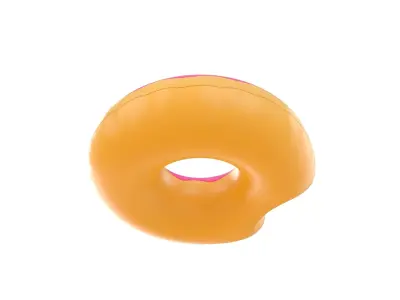 Swimming Ring Donut 3D model