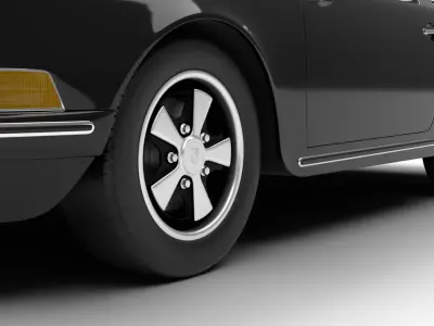 Porsche 911 Targa 1967 3d model  3D model