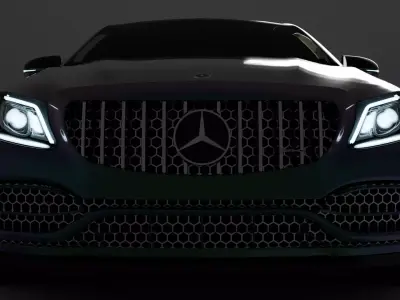 Mercedes-AMG C63S coupe 2021 3D model
