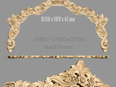 Bed Luxury  3D model