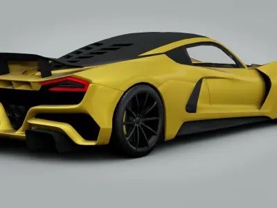Hennessey Venom F5 3D model