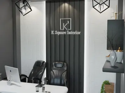 Office interior design 3D model purchase