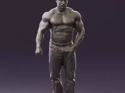 Gymguy toples 0768 3D Print Ready 3D print model