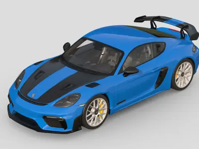 Porsche 718 Cayman GT4 RS 3D model