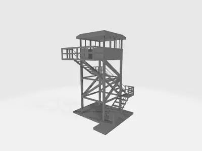 WatchTower 3D model purchase