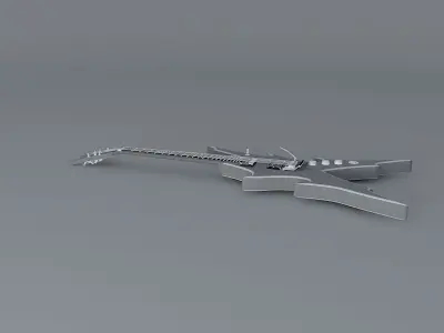 Reaper guitar Free 3D model