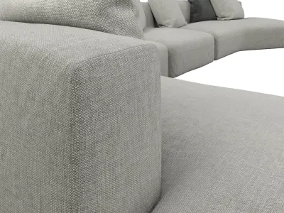 sofa frigerio cooper 3D model