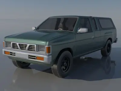 Nissan Hardbody D21 Extended Cab 1994 3D print model