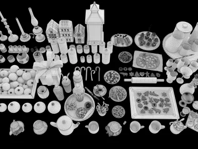 Christmas Pack 3D model