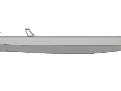 Speed boat 3D print model